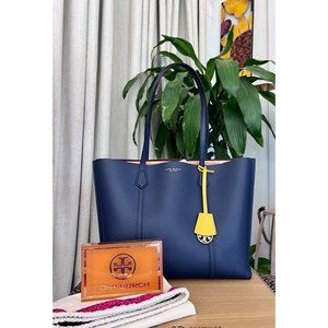 ♦️AUTHENTIC TORY BURCH NAVY BLUE PERRY TOTE/HANDBAG